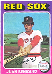 1975 Topps Baseball Cards      601     Juan Beniquez